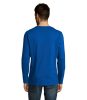 Férfi IMPERIAL hosszú ujjú környakas pamut póló, SOL'S SO02074, Royal Blue-2XL