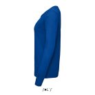 Női IMPERIAL hosszú ujjú környakas pamut póló, SOL'S SO02075, Royal Blue-2XL