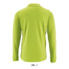 Férfi PERFECT hosszú ujjú galléros piké póló, SOL'S SO02087, Apple Green-2XL