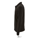 Férfi PERFECT hosszú ujjú galléros piké póló, SOL'S SO02087, Black-2XL