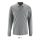 Férfi PERFECT hosszú ujjú galléros piké póló, SOL'S SO02087, Grey Melange-3XL