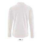 Férfi PERFECT hosszú ujjú galléros piké póló, SOL'S SO02087, White-2XL