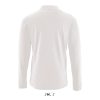 Férfi PERFECT hosszú ujjú galléros piké póló, SOL'S SO02087, White-XL