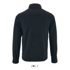 Férfi NORMAN cipzáras egyszerű polár pulóver, SOL'S SO02093, Navy-2XL