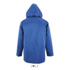 Uniszex ROBYN steppelt bélésű kabát, gallérba rejthető kapucnival, SOL'S SO02109, Royal Blue-3XL