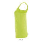 Női ujjatlan sport trikó, SOL'S SO02117, Apple Green-XS