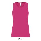 Női ujjatlan sport trikó, SOL'S SO02117, Neon Pink 2-2XL