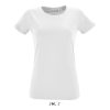 Női REGENT FIT kreknyakú rövid ujjú póló, SOL'S SO02758, White-2XL