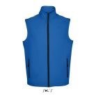 Férfi RACE cipzáras softshell mellény, SOL'S SO02887, Royal Blue-M