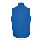 Férfi RACE cipzáras softshell mellény, SOL'S SO02887, Royal Blue-S