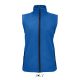 Női RACE cipzáras softshell mellény, SOL'S SO02888, Royal Blue-L