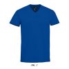 Férfi MPERIAL V-nyakú rövid ujjú póló, SOL'S SO02940, Royal Blue-2XL