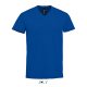 Férfi MPERIAL V-nyakú rövid ujjú póló, SOL'S SO02940, Royal Blue-L