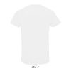 Férfi MPERIAL V-nyakú rövid ujjú póló, SOL'S SO02940, White-3XL