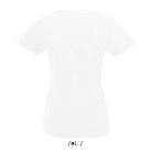 Női MPERIAL V-nyakú rövid ujjú póló, SOL'S SO02941, White-XL