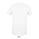 Férfi MILLENIUM sztreccs póló, kereknyakú rövid ujjú, SOL'S SO02945, White-2XL