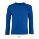 Gyerek IMPERIAL hosszú ujjú környakas póló, SOL'S SO02947, Royal Blue-6A