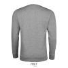 Férfi környakas pulóver, SOL'S SO02990, Grey Melange-2XL