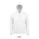 Uniszex kapucnis pulóver, SOL'S SO02991, White-L