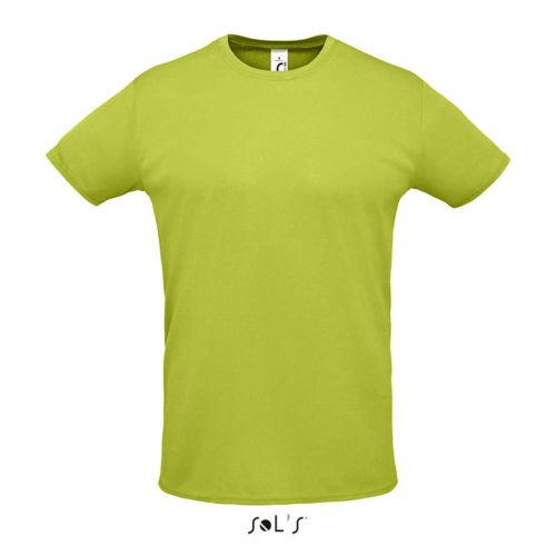 Uniszex rövid ujjú sport póló, SOL'S SO02995, Apple Green-2XL