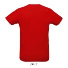 Uniszex rövid ujjú sport póló, SOL'S SO02995, Red-2XL