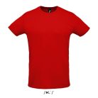 Uniszex rövid ujjú sport póló, SOL'S SO02995, Red-3XL