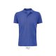 Férfi PLANET organikus rövid ujjú galléros póló, SOL'S SO03566, Royal Blue-2XL