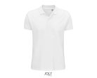 Férfi PLANET organikus rövid ujjú galléros póló, SOL'S SO03566, White-2XL