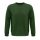 Uniszex  organikus környakas pulóver frottír béléssel, SOL'S SO03574, Bottle Green-2XL