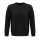 Uniszex  organikus környakas pulóver frottír béléssel, SOL'S SO03574, Black-2XL