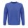 Uniszex  organikus környakas pulóver frottír béléssel, SOL'S SO03574, Royal Blue-2XL