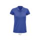 Női PLANET organikus rövid ujjú galléros póló, SOL'S SO03575, Royal Blue-2XL