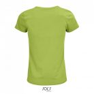 Női CRUSADER  organikus pamutból készült rövid ujjú póló , SOL'S SO03581, Apple Green-2XL