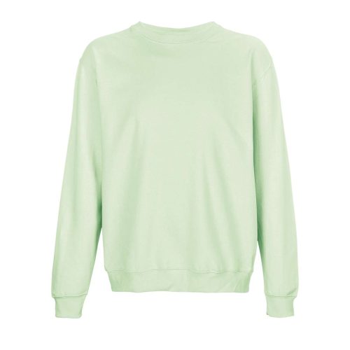 Uniszex környakas pulóver, SOL'S SO03814, Creamy Green-2XL