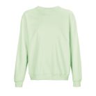 Uniszex környakas pulóver, SOL'S SO03814, Creamy Green-S