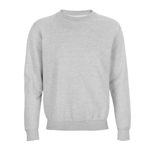 Uniszex környakas pulóver, SOL'S SO03814, Grey Melange-L