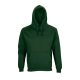 Uniszex  kapucnis pulóver, SOL'S SO03815, Bottle Green-XL