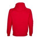 Uniszex  kapucnis pulóver, SOL'S SO03815, Bright Red-2XL