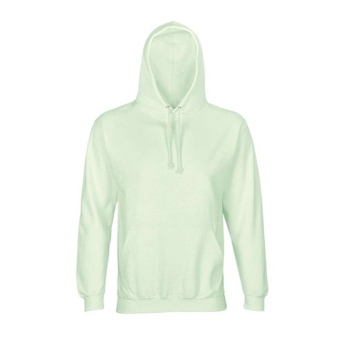 Uniszex  kapucnis pulóver, SOL'S SO03815, Creamy Green-2XL