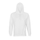 Uniszex  kapucnis pulóver, SOL'S SO03815, White-L