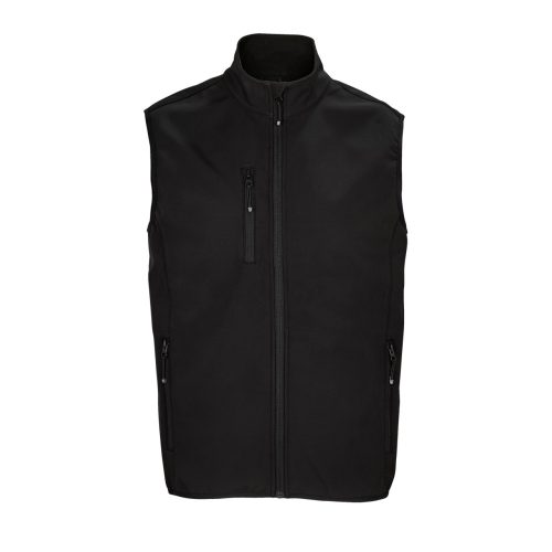 Férfi FALCON 3 rétegű softshell mellény, SOL'S SO03825, Black-L