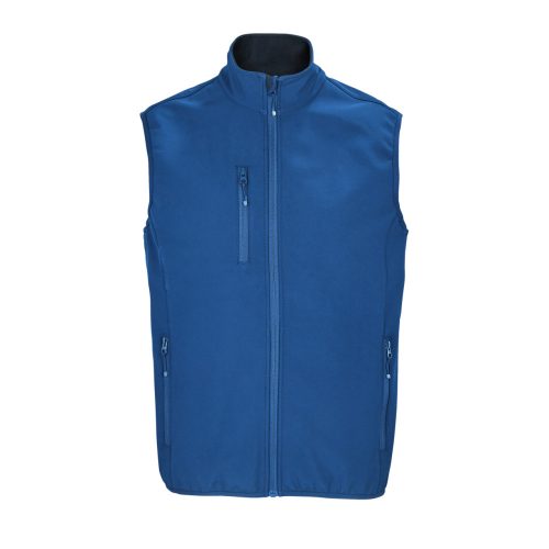 Férfi FALCON 3 rétegű softshell mellény, SOL'S SO03825, Royal Blue-S