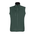 Női FALCON 3 rétegű softshell mellény, SOL'S SO03826, Forest Green-S