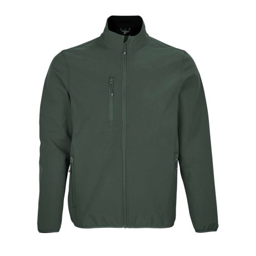 Férfi FALCON softshell dzseki, 3 rétegű, SOL'S SO03827, Forest Green-3XL