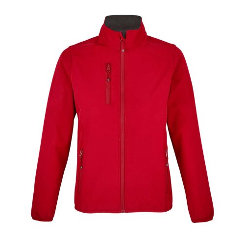 Női FALCON softshell dzseki, 3 rétegű, SOL'S SO03828, Pepper Red-2XL