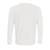 Uniszex PIONEER kereknyakú hosszú ujjú póló, SOL'S SO03982, White-2XL