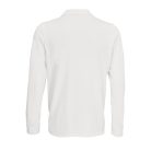 Férfi PRIME hosszú ujjú galléros póló, SOL'S SO03983, White-2XL