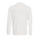 Férfi PRIME hosszú ujjú galléros póló, SOL'S SO03983, White-3XL