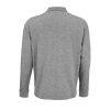 Uniszex vastag pólógalléros pulóver, SOL'S SO03990, Grey Melange-2XL