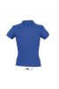 Női PEOPLE rövid ujjú galléros pamut póló, SOL'S SO11310, Royal Blue-2XL